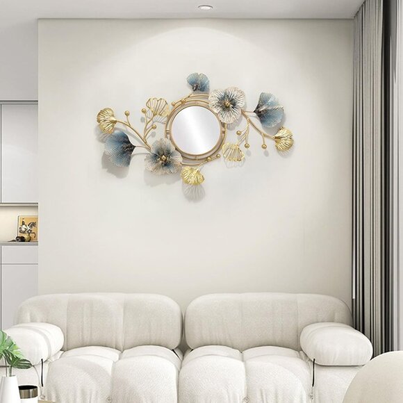 Other - NEW   Metal Decorative Wall Mirrors for Living Room, 83 * 48cm
